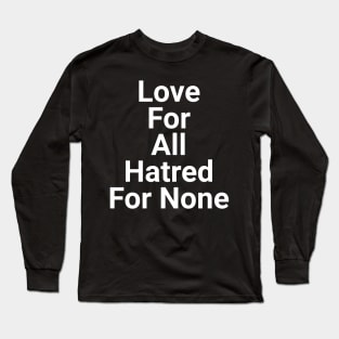 Love for all Long Sleeve T-Shirt